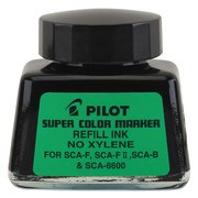 Pilot Jumbo Marker Refill Ink, For Permanent Markers, 1 oz Ink Bottle, Black 48500